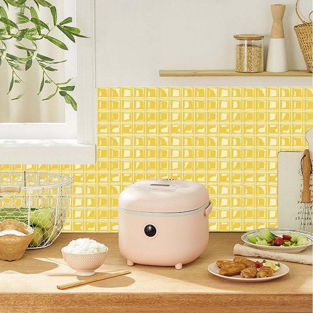 10 шт. Самоклеящиеся самоклеящиеся обои Водонепроницаемые наклейки на стену Кухня