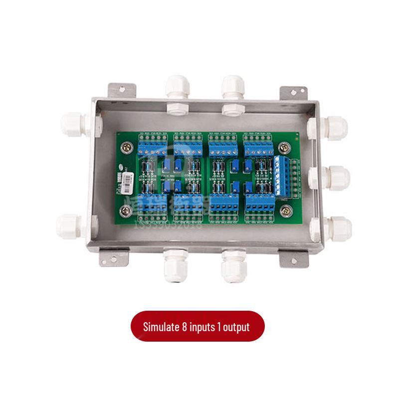 Kelida Stainless Steel Load Cell Digital Junction Box, 100 Ton, 4-Wire, Weighbridge-Compatible.