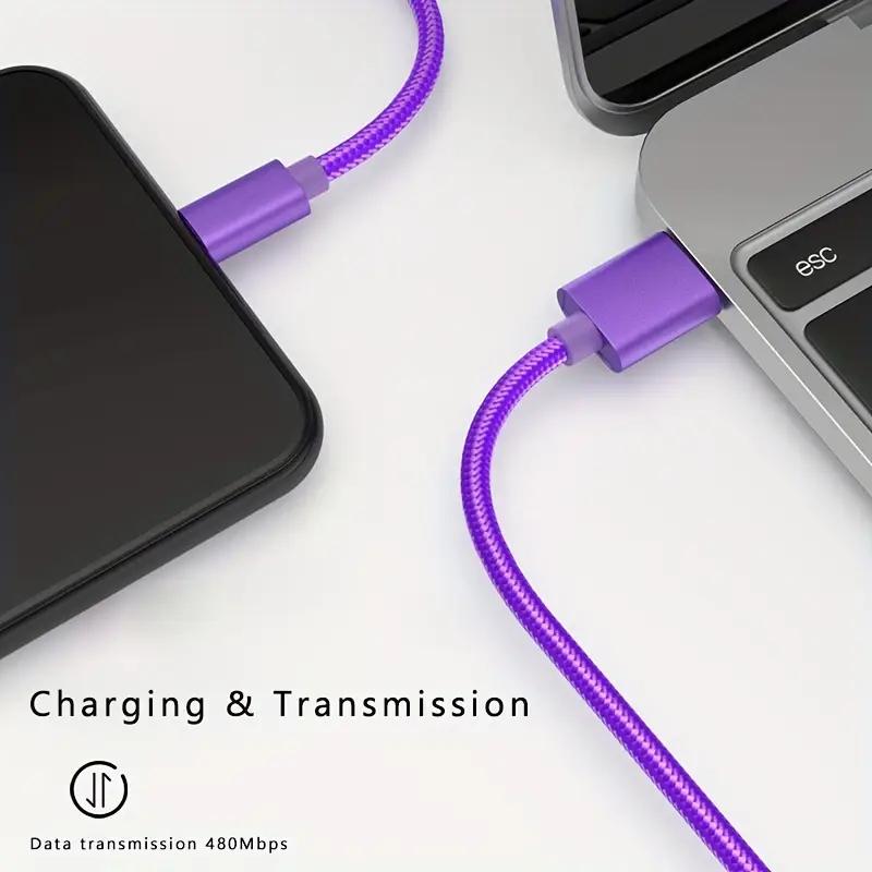 Цифровые кабели 3,3 фута/6,6 фута/9,9 фута высокоскоростной USB Type-C кабель для быстрой зарядки для телефонов Android - совместим с Samsung Redmi OnePlus и Xiaomi