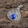 Lapis Lazuli Pendant Handmade Gemstone Jewelry, 925 Solid Sterling Silver Pendant ,Unique Design Jewelry Pendant