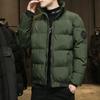Зимняя одежда больших размеров с хлопковой подкладкой, мужская новая тенденция, корейская версия воротника-стойки, утолщенная теплая хлопковая одежда