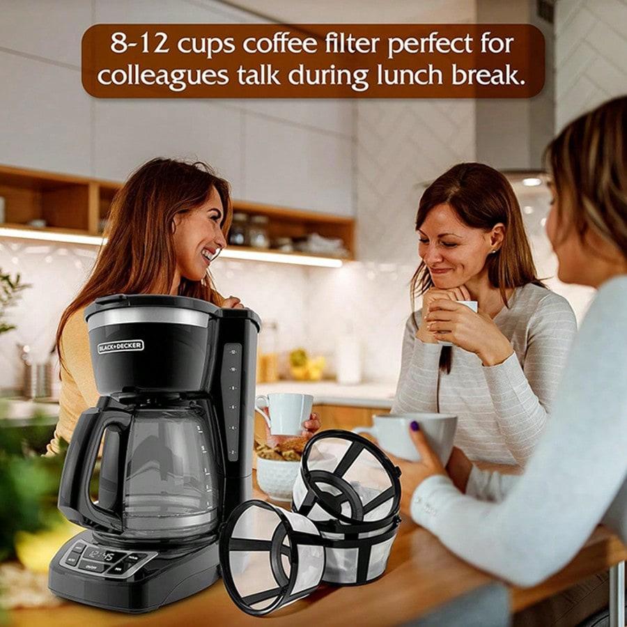 Coffee Machine Filter, Water Powder Tea Water Separator, Coffee Filter Basket with Handle, Tea Maker Filter, Nylon Net Water Filter