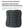 Universal Motorcycle Seat Cushion 3D 2 Pack Front+Rear Anti Slip Comfort Seat Cover Motorbike Pressure Relief Ride Seat Pad