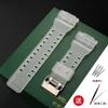 16 мм Ремешок из смолы и силикона для Casio G-Shock GA-100/110/120 GA400/700 GD-100/110 G-8900 GLS-100 Мужской женский Черный Золотой Ремешок для часов