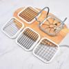 5-in-1 Stainless Steel Fruit & Veggie Cutter: Apple Splitter, French Fry Slicer, Radish Cutter