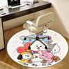 BT21 Character,Cartoon Decal Chair mat Round Rug Office carpet, Non slip, Suitable for Living Rooms, Bedrooms decor.1205176a