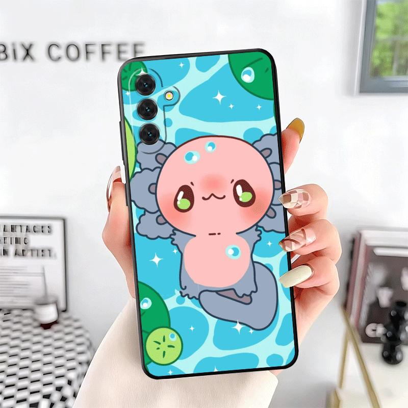 Axolotl Cartoon Cute Soft Phone Case for Samsung A17 A37 A57 A16 A26 A36 A56 A15 A25 A35 A55 A14 A24 A34 A54 A13 A23 A33 A53 A52