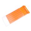 1Pcs Orange Drill Bits Storage Box Plastic Hardware Tool Box  For Twist Drill Tap Accessories