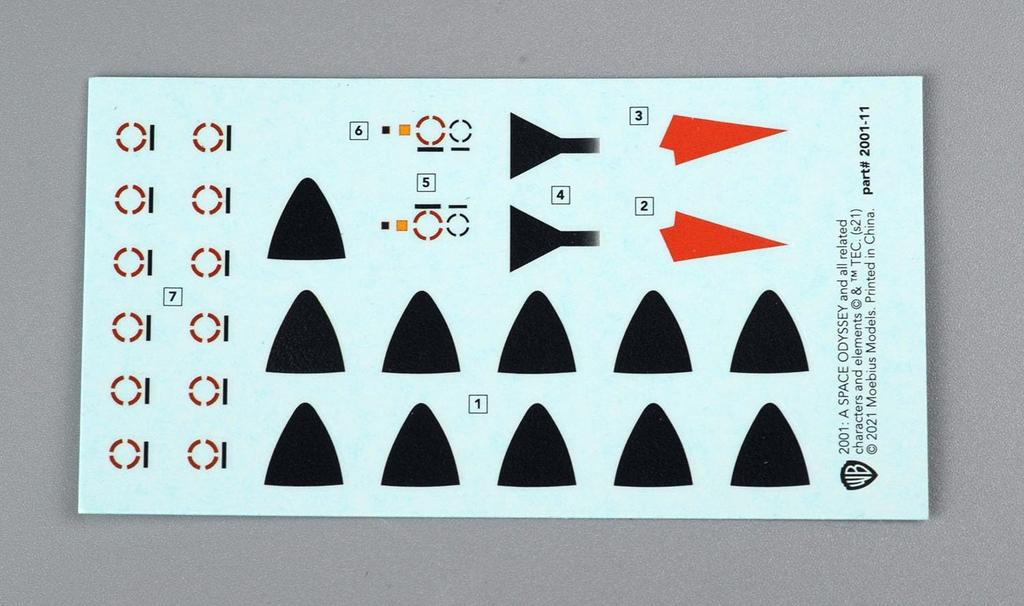Platz Model A Space Odyssey Orion Space Clipper Scale Пластиковая модель Möbius 2001 1/72 MOE2001-11 (Космический корабль)