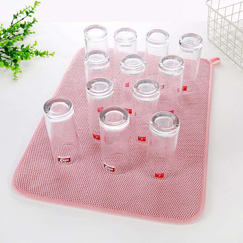 Ultra Fine Fiber Water Absorbing And Quick Drying Meal Mat, Household Kitchen Utensils, Drainage