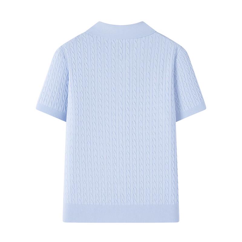 Navigare Женский трикотажный кардиган поло с коротким рукавом