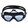 Очки для плавания для взрослых, цельные беруши высокой четкости, водонепроницаемые, противотуманные, мужские и женские, очки для плавания с большой оправой