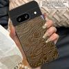 Сложный абстрактный вихрь Для Google Pixel 10 Pro XL Pixel 8 7 9 10 Pixel 9 Pro XL Pixel 8a 7a Pixel 7 Pro Черный стеклянный чехол для телефона