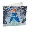 Carte Crystal Art à diamanter - Princesse - 18 x 18 cm