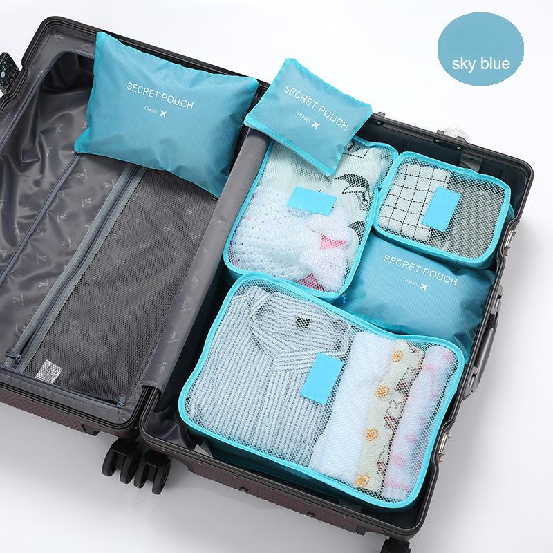 Multi-functional Storage Bag Travel Storage Six-piece Suitcase Storage Bag Clothing and Underwear Arrangement