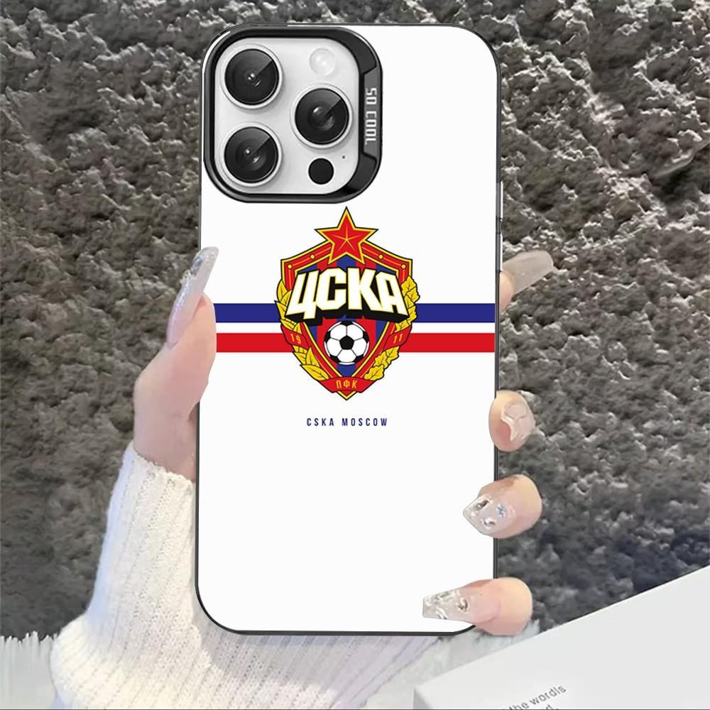 Hot Russia PFC CSKA Moscow Phone Case For IPhone 16 15 14 13 12 11 Pro Max X XR XSMAX 8 7 Plus Matte Shockproof Back Cover