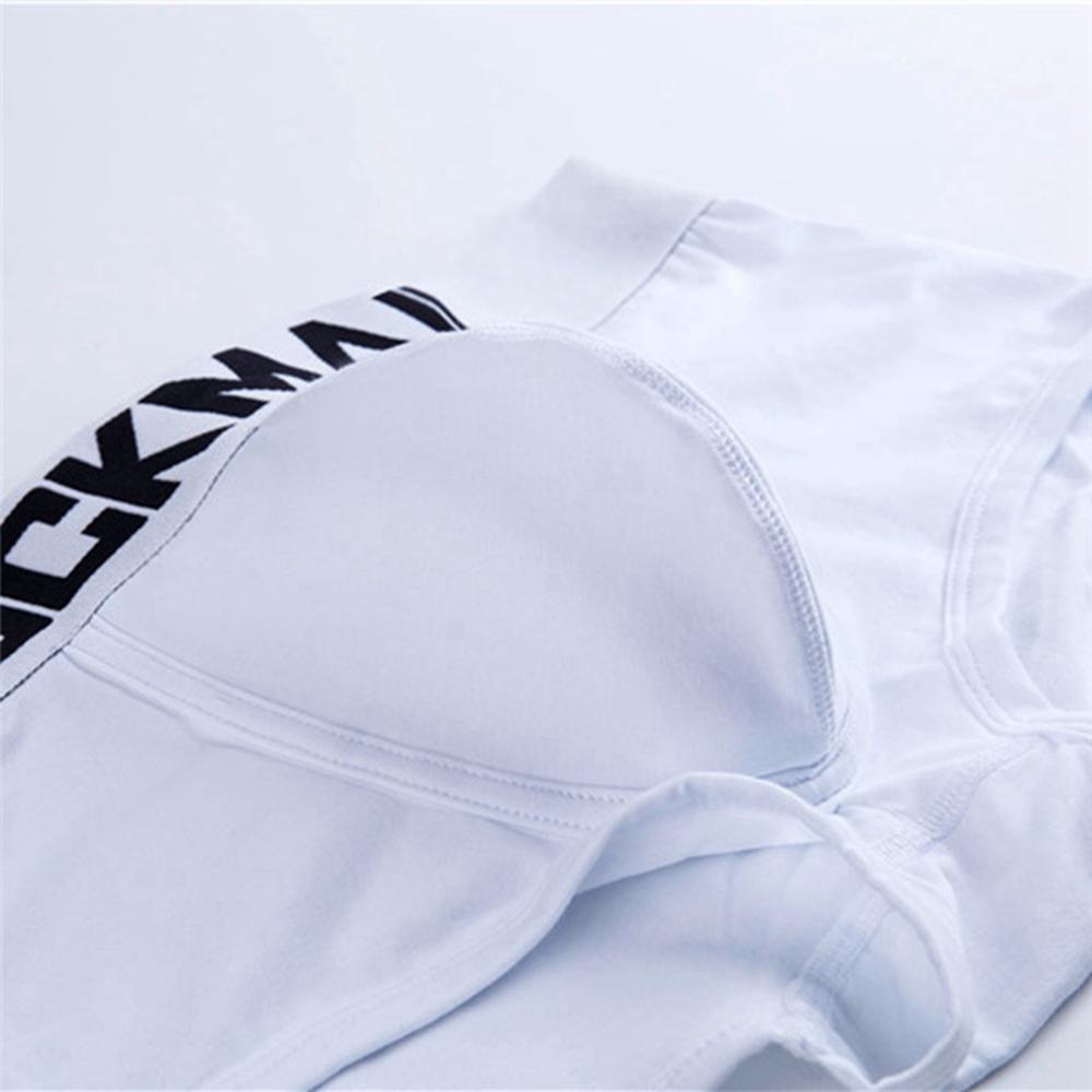 Boxer Briefs JOCKMAIL Brand Cotton Low Waist Solid Colour Breathable Sports Jacquard Waistband Men's Underwear