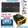 12V To 110V/220V Solar Panel System 12V Solars Panels Battery Charge Controller 4000W Solar Inverter Complete Power Generation