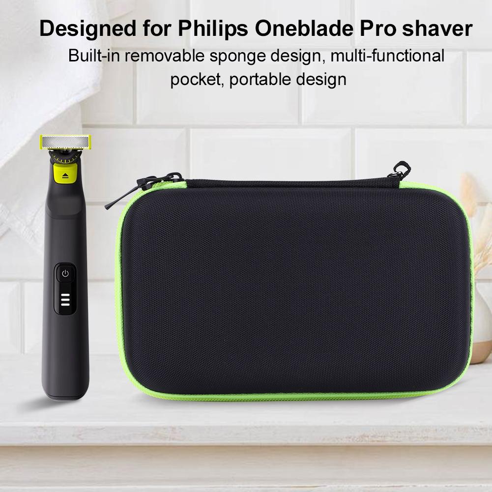 Hard Travel Case Electric Shaver Storage Case Electric Trimmer Shaver Travel Case Cover for Philips OneBlade Pro
