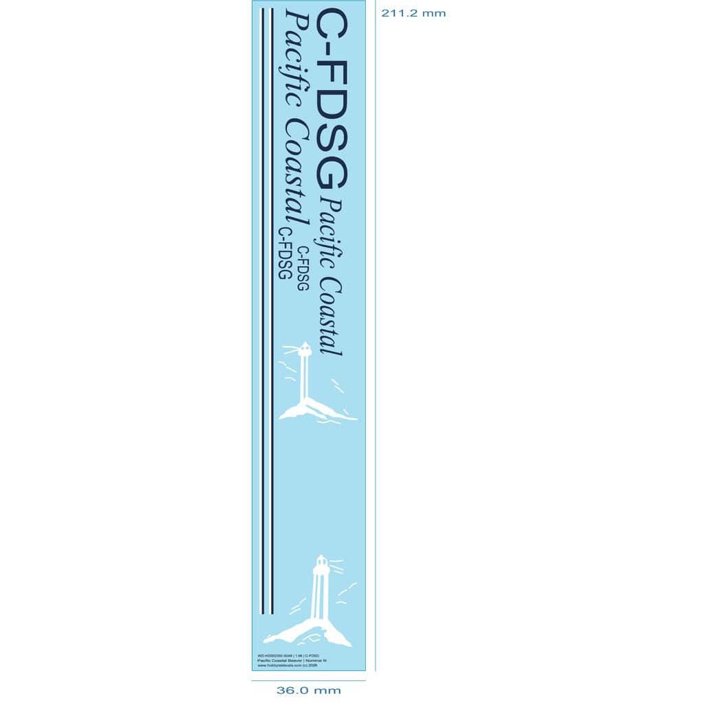 Pacific Coastal - DHC-2 Beaver C-FDSG Lighthouse