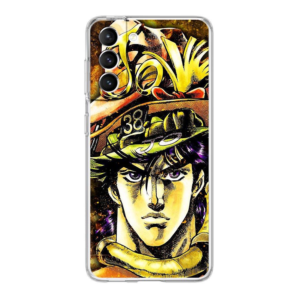 Чехол для телефона Jojo Bizarre Adventure для Samsung Galaxy S22 5G S20 Ultra S21 FE 5G S10E S9 S8 S10 Plus Note 20 10, прозрачная задняя крышка
