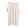 Женское модальное платье миди с V-образным вырезом - Свободное, Большого размера, Летняя ночная сорочка, Для беременных