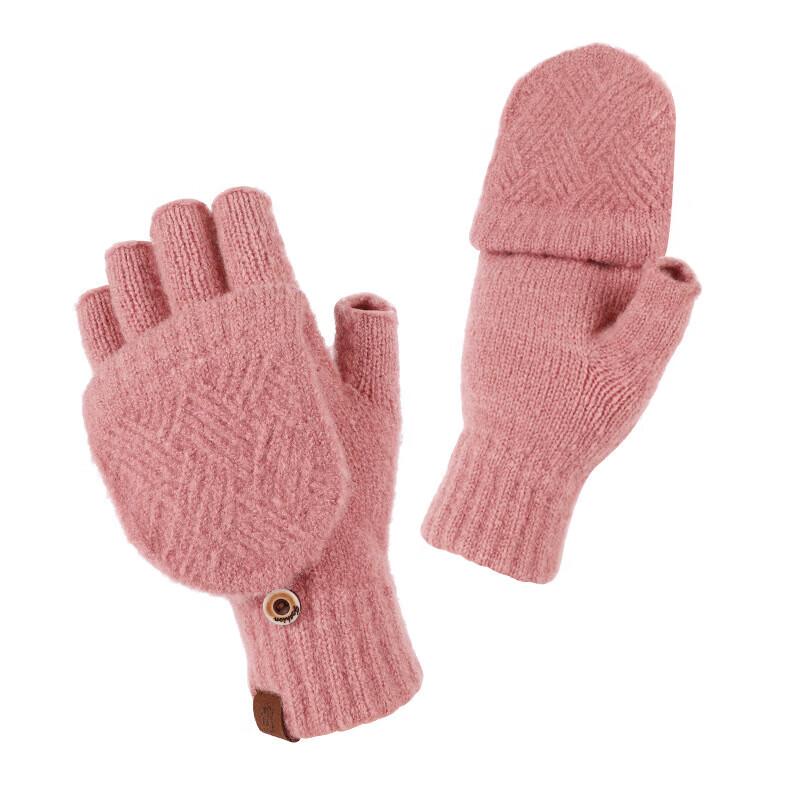Adult Winter Convertible Half-Finger Gloves K09