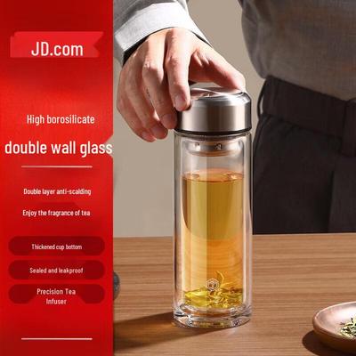 Кружка с двойными стенками и заварником для чая Jingdong Zhizao