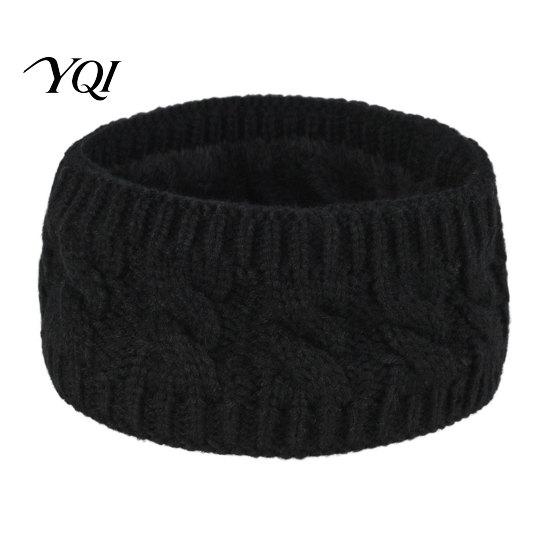 Cozy Ear Covers for Women Winter Knitted Headband Women, Soft Fleece Lined Thermal Hair Fashionable Accessories Band, Thickened Plush Warmer