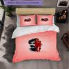 Mohamed Salah 3 Piece Bedding Set Soft Duvet Cover Set with Pillowcases Printed Bedroom Decor Set for Home