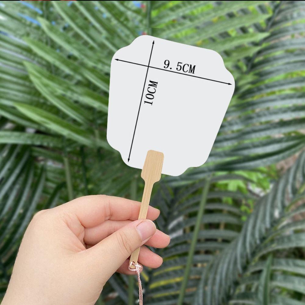 Мини-групповой веер Xuan бумажный веер двухсторонний пустой маленький веер расписанный вручную креативный веер DIY лакированный веер ручной веер рукоделие