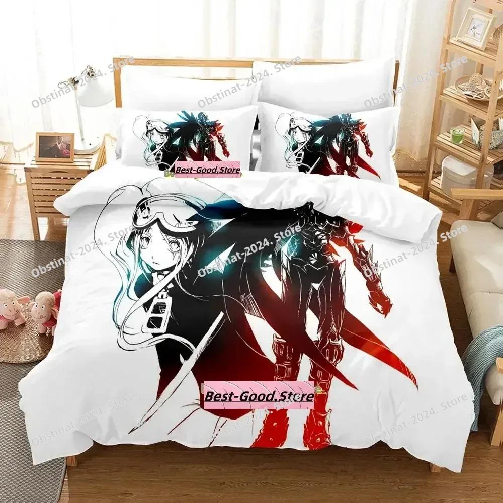 Новый комплект постельного белья Karas Односпальный Twin Ful Quen King-Size Размеры Размеры Комплект постельного белья Для взрослых Детей Спальня Комплекты пододеяльников Аниме комплект постельного белья