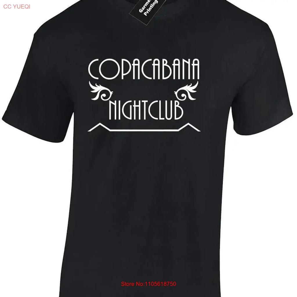 Copacabana Nightclub Unisexs T Shirt Unisex Funny Retro Classic Goodfellas Gangsters Mafia Barry Song Film Movie Unisexilow Vintage