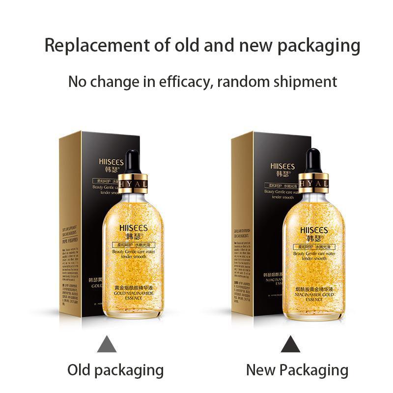 Антивозрастная сыворотка для лица с 24K золотом и с гиалуроновой кислотой 30мл