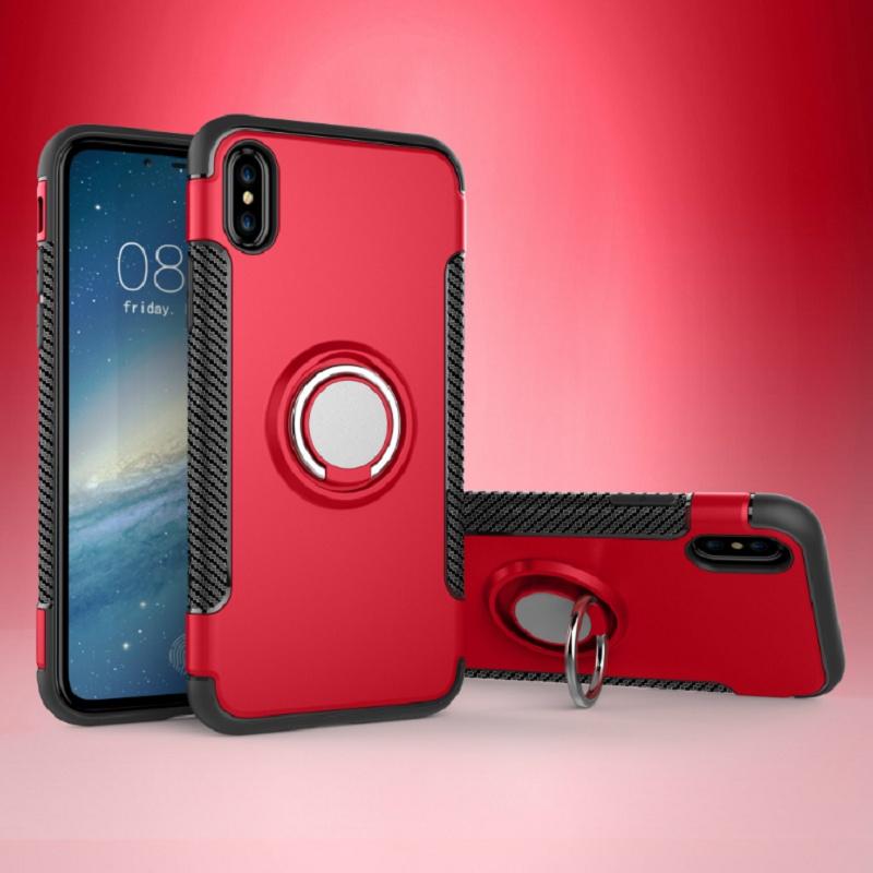 Hybrid Armor Hard Protective Case Rugged Shockproof Ring Holder Cover Kickstand