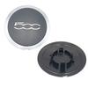 New For Fiat 500 Car Hubcap Wheels Centre 133Mm Hub Caps Dust Cover Silver or Black or Red 68078421AC 51884863 68078419AC