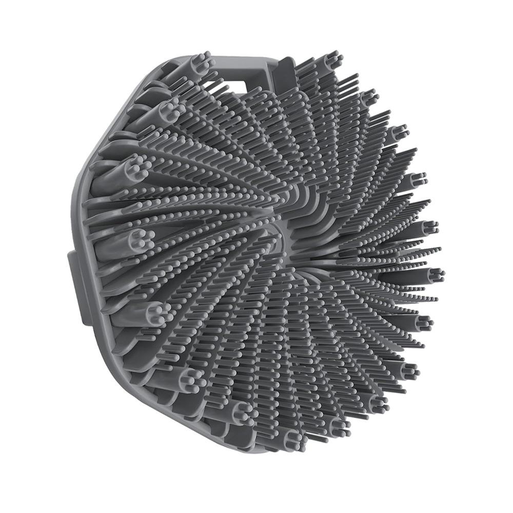 1pc Polygon Silicone Bath Brush, Back Scrubber & Exfoliating Massage Brush, Body Washing & Cleaning Tool