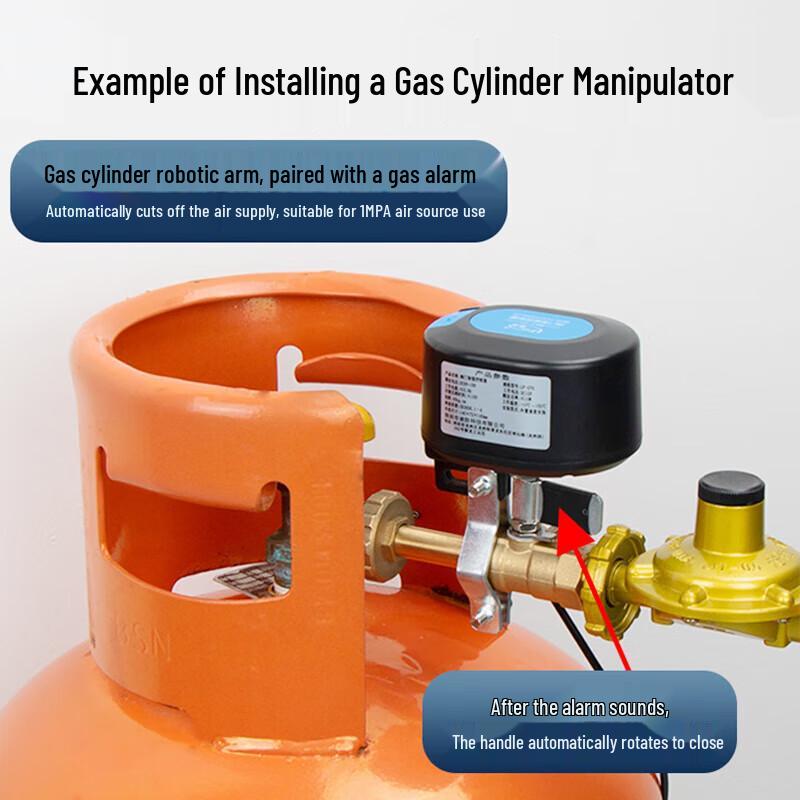 LFang Smart LPG Gas Leak Detector & Shut-off Valve