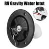 Gravity Fresh Water Fill Hatch RV Accessories 80mm For RV Boat Camper Trailer White Caravan Accessories Inlet Filter Lockable
