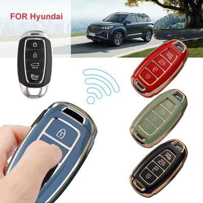 Чехол для автомобильного ключа из ТПУ, чехол для брелока Hyundai i30 Ix35 KONA Encino Solaris Azera Grandeur Ig Accent Santa Fe Palisade Keyless
