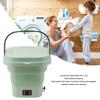 9L Portable Small Foldable Washing Machine with Spin Dryer For Socks Underwear Panties Washer Household Mini Washing Machine