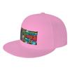 Fashion Centigrade  s Pinball Art Flat Brim Sun Hat  American Retro Hats For Unisex