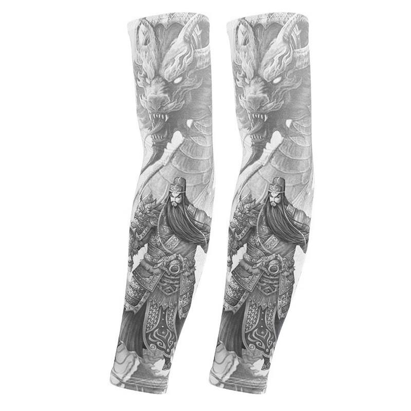 Tactical Camouflage Ice Silk Sun Protection Arm Sleeves