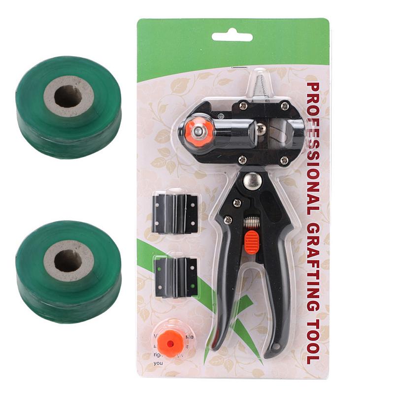 Профессиональный красный ящик для инструментов, секатор для прививки, садовый инструмент, сельскохозяйственные секаторы, ножницы для прививки фруктовых деревьев с лентой