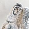 Мягкий меховой чехол для телефона Samsung Galaxy M55s M35 M15 M54 M34 M14 M53 M33 M23 M13 M62 M52 Core Пушистый кролик Заяц Теплый плюшевый чехол