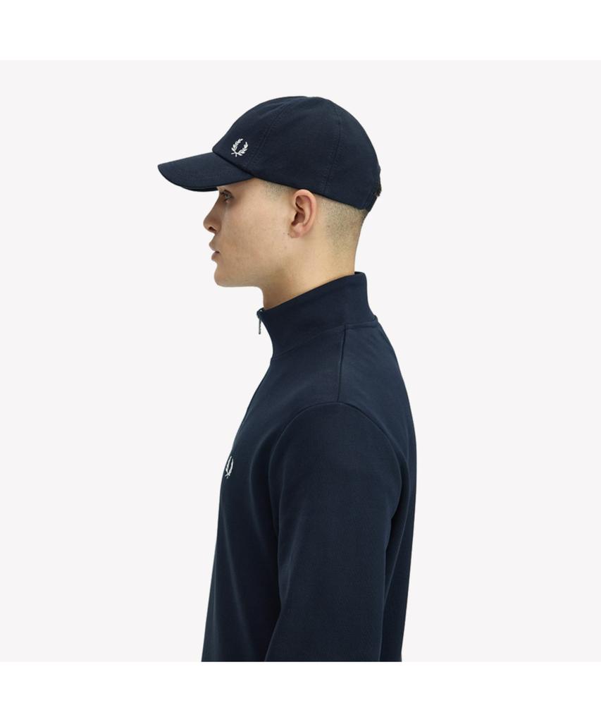 Fred Perry Классическая кепка из пике - Темно-синий/Снежно-белый Cfpu2516726-267