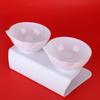 Transparent body Cat Feeding Bowl Slant mouth design Dog Food Bowl  Puppy kitten use