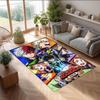 Soft Crystal Velvet Floor Rug,My Hero Academia Anti Slip Decorative Carpet, Plush Area Mat For Indoor Home Decoration