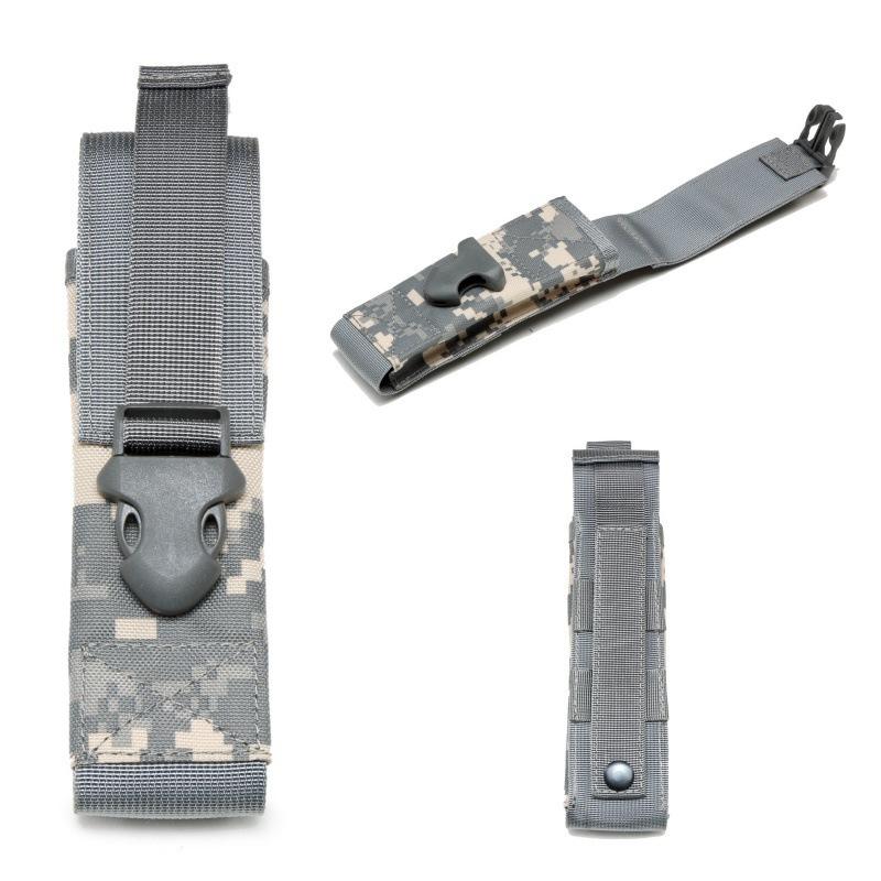 Чехол для фонарика Держатель для фонаря Кейс Molle EDC Инструмент Поясная сумка Наружные виды спорта Туризм Походы Охота Аксессуары Чехол для ножниц
