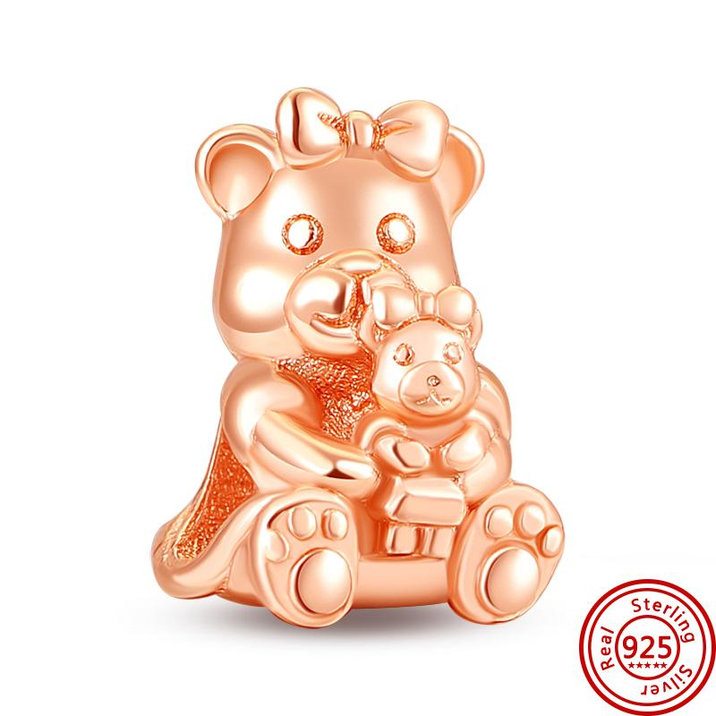 Новый 925 Серебряный Шарм Навсегда Теплый Семья Любовь Мама DIY Бусины Подходит Оригинальные Подвески Браслеты Подарок На День Матери Ювелирные Изделия